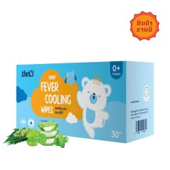 ຜ້າເຊັດຫຼຸດໄຂ້ theCi – Fever Cooling Wipes